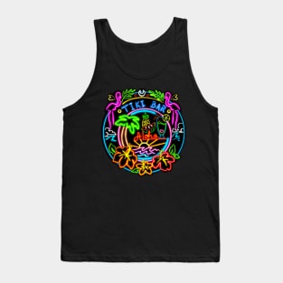 Neon Tropical Night Tank Top